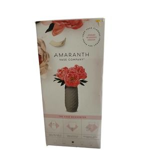 Amaranth Vase Grey 10" Diamond Smart Vase Floral Arrangements New‎